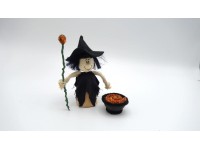 BD-Tova Kreatívna súprava - Čarodejnica s kotlíkom, 12,4 cm