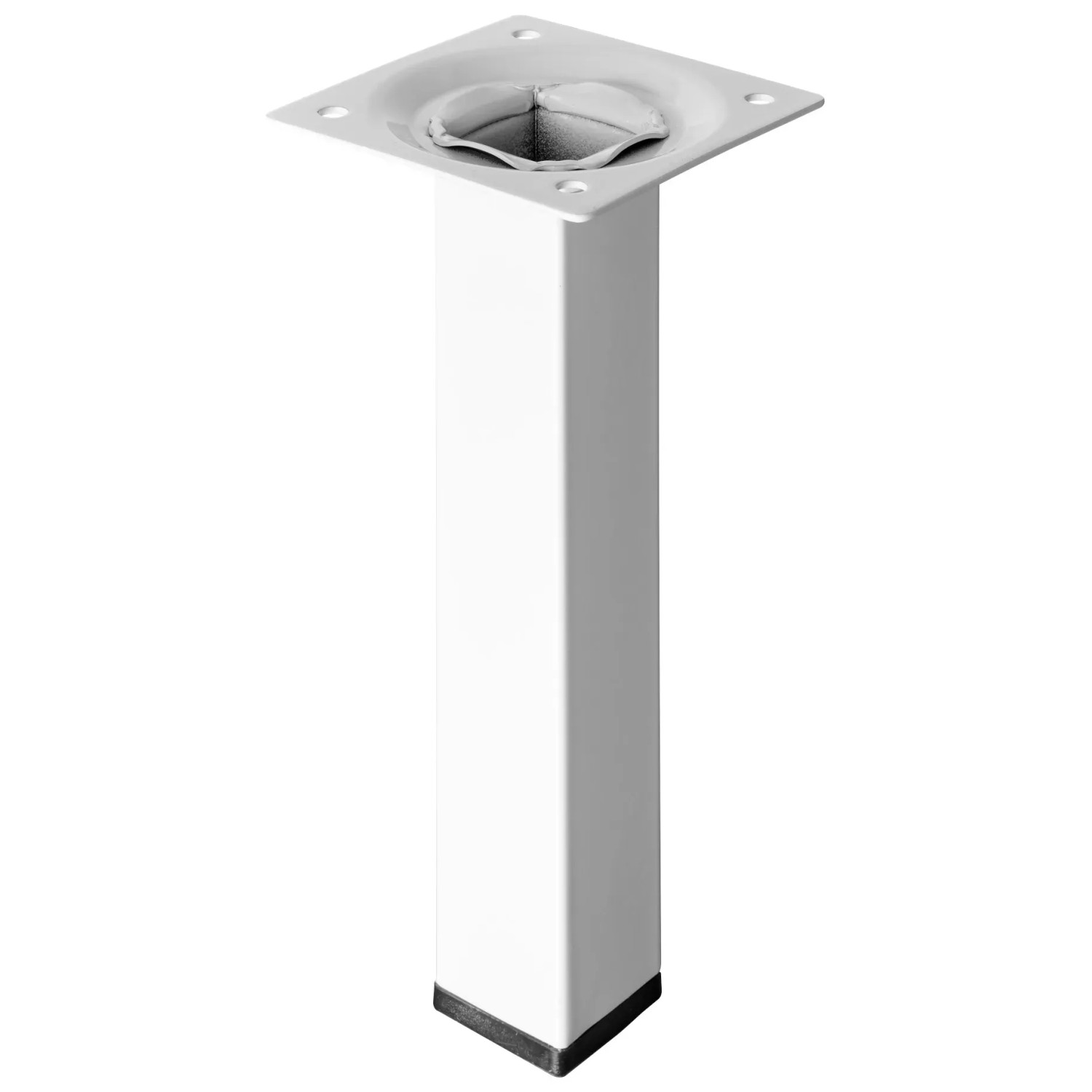 E-shop Hettich Nábytková noha 25 mm x 25 mm x 150 biela