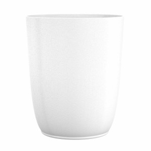 Biely kvetináč na orchidey Florus Flow, ideálny pre optimálne zavlažovanie a cirkuláciu vzduchu ku koreňom.