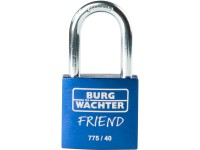 Burg Wächter Visiaci zámok s cylindrickou vložkou 775 40 35 BLUE SB, modrý