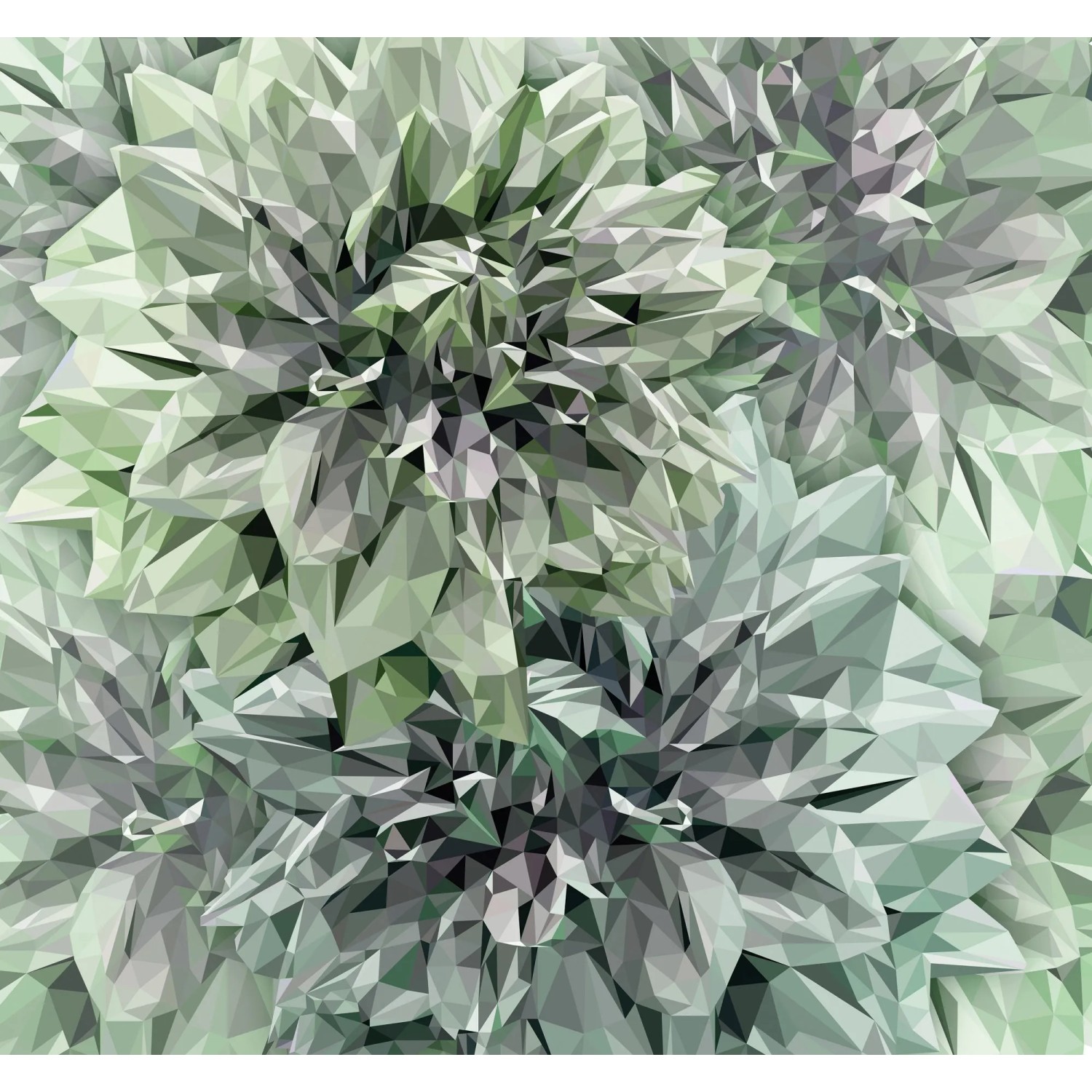 E-shop Komar Vliesová fototapeta Emerald Flowers 300 x 280 cm