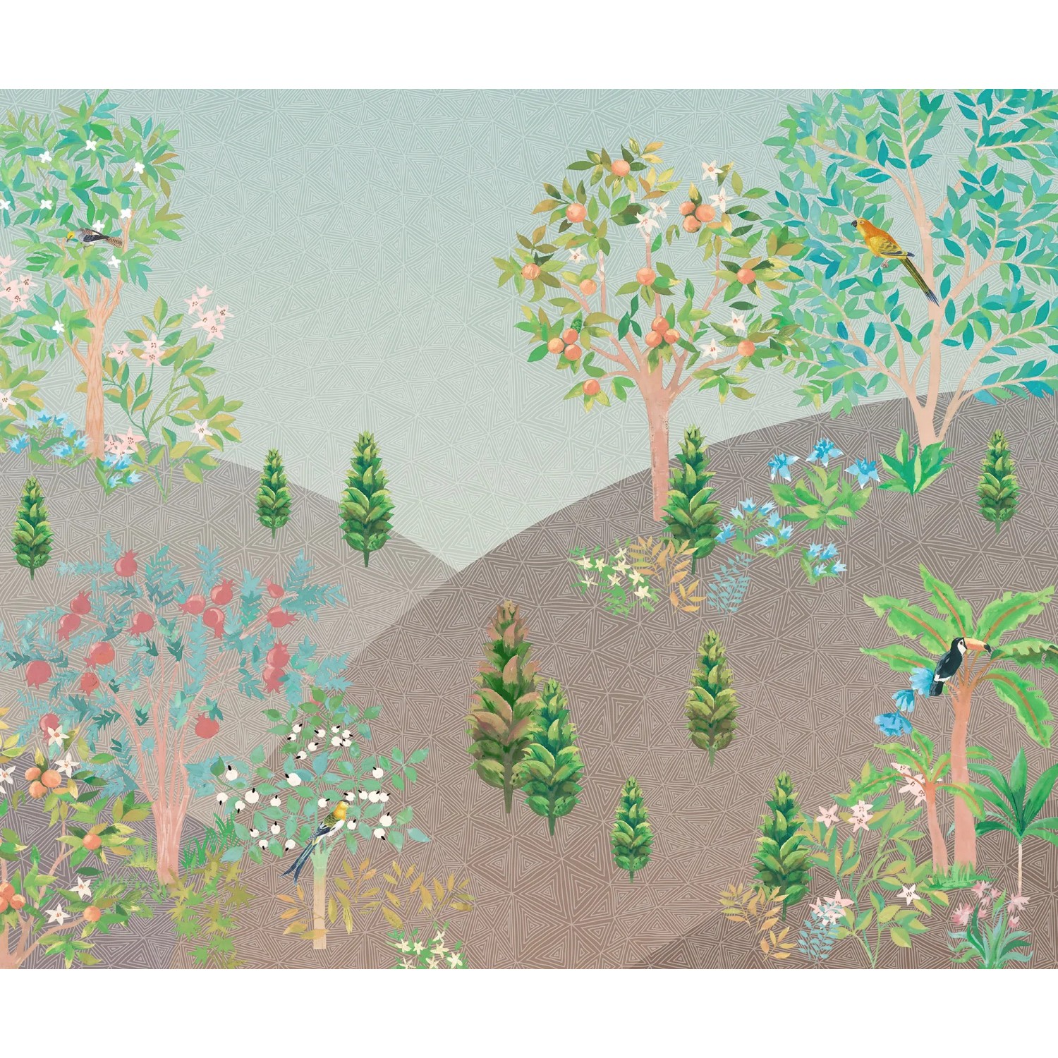 E-shop Komar Vliesová fototapeta Persian Garden 300 x 250 cm