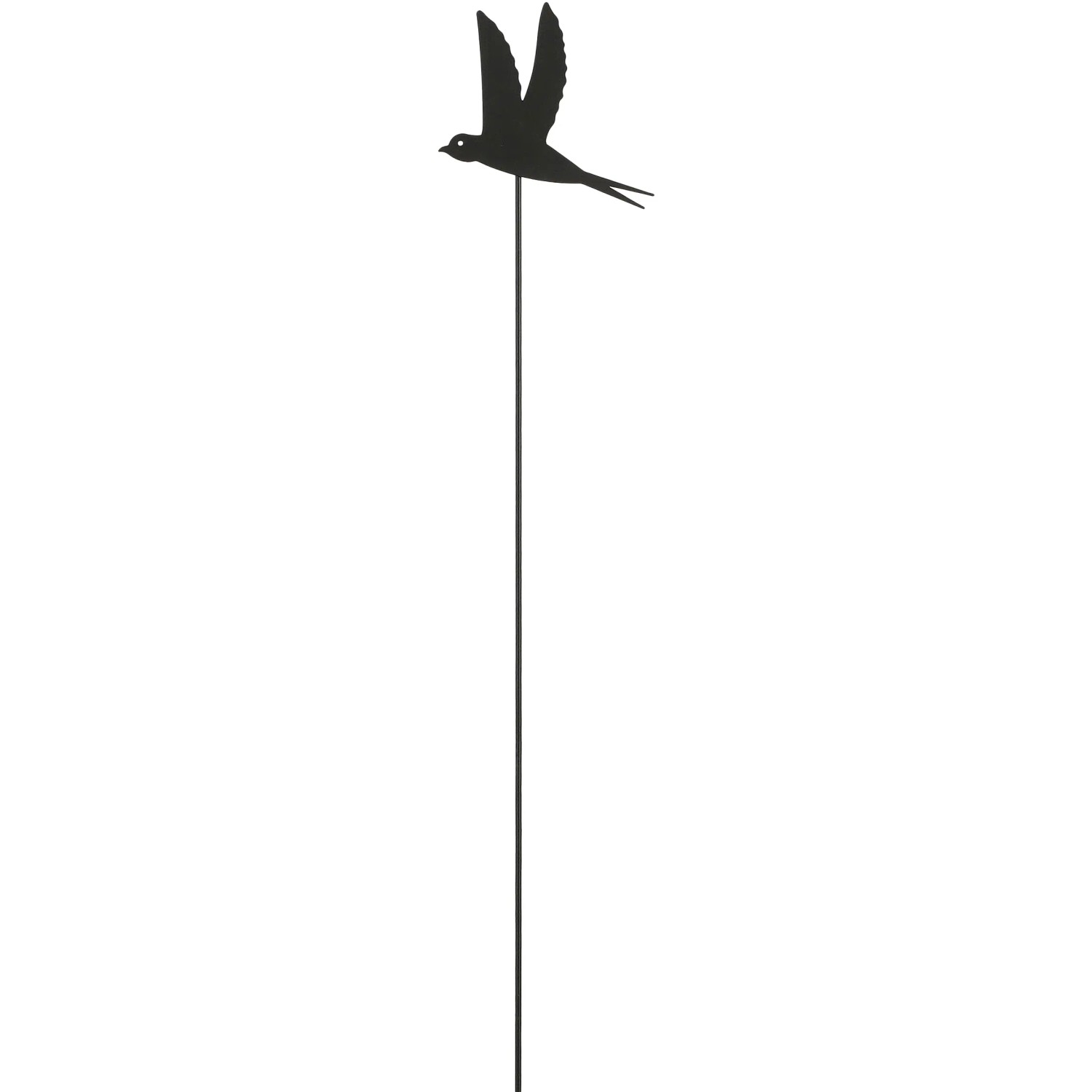 E-shop Mica Decorations Záhradný zápich lastovička letiaca var. 1, čierna, 16 x 85 cm