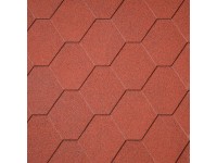 Gutta Asfaltový šindeľ Guttatec Hexagonal červený 333 x 1000 mm, 3 m2