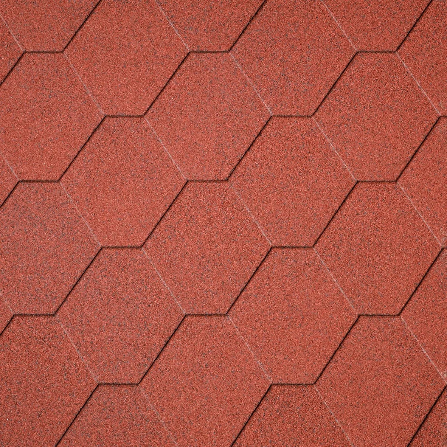 E-shop Gutta Asfaltový šindeľ Guttatec Hexagonal červený 333 x 1000 mm, 3 m2