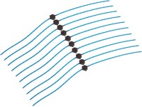 Black+Decker Náhradná struna A6489 HDL, 2,4 mm x 30 cm, 10 ks