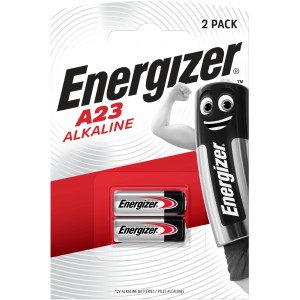 Energizer A23 Alkalické špeciálne batérie, 12V, 2 kusy. Batérie pre elektronické zariadenia.