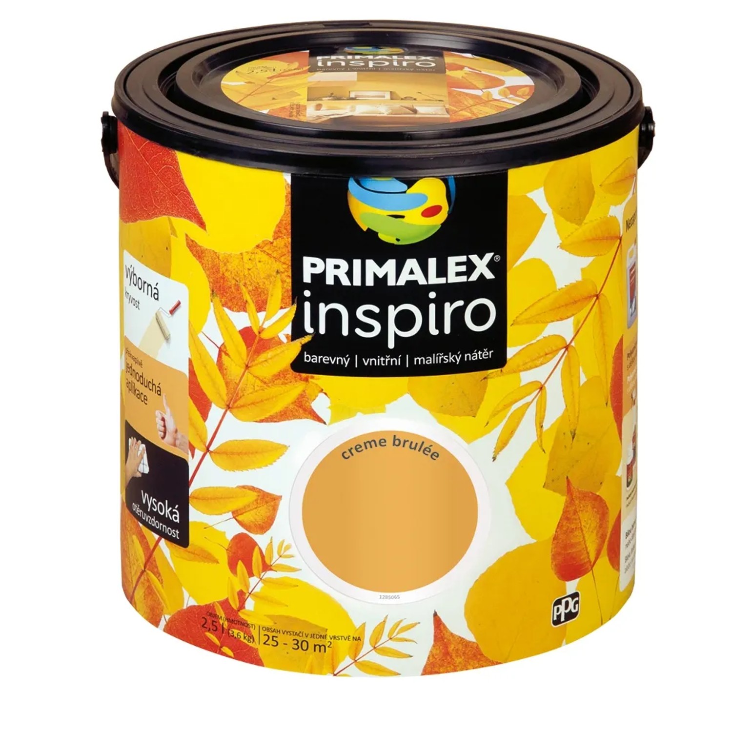 E-shop PRIMALEX Farebný vnútorný maliarsky náter Inspiro jemná vanilka 2,5 l