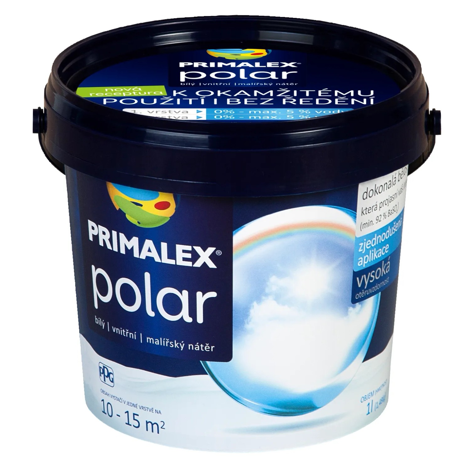 E-shop PRIMALEX Vnútorný maliarsky náter Polar biely 1 l