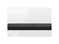 Alcadrain Ovládacie tlačidlo pre WC moduly M1710-8, biela-lesk/čierna-lesk