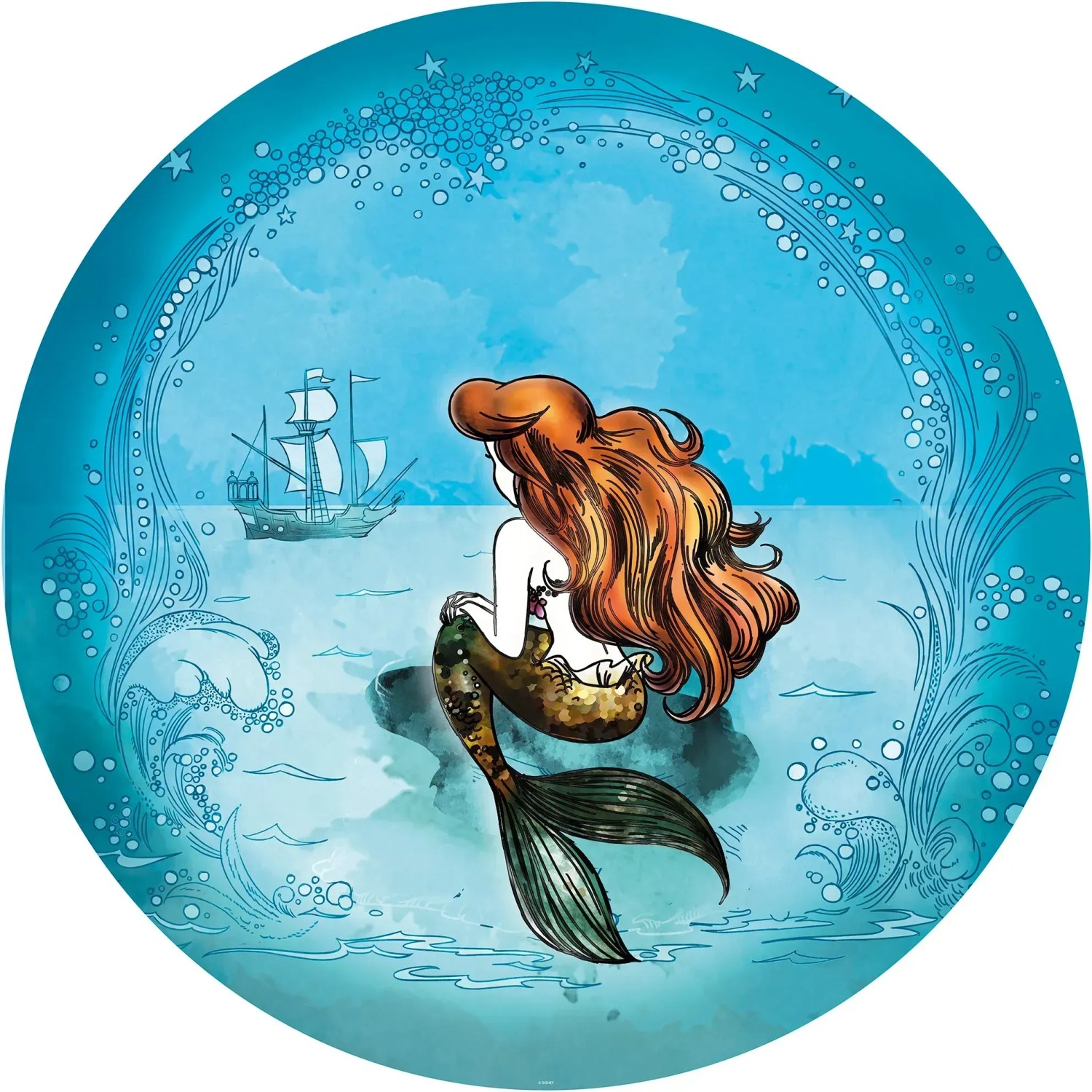 E-shop Komar Samolepiaca vliesová fototapeta Dot Ariel Dreaming pr. 125 cm