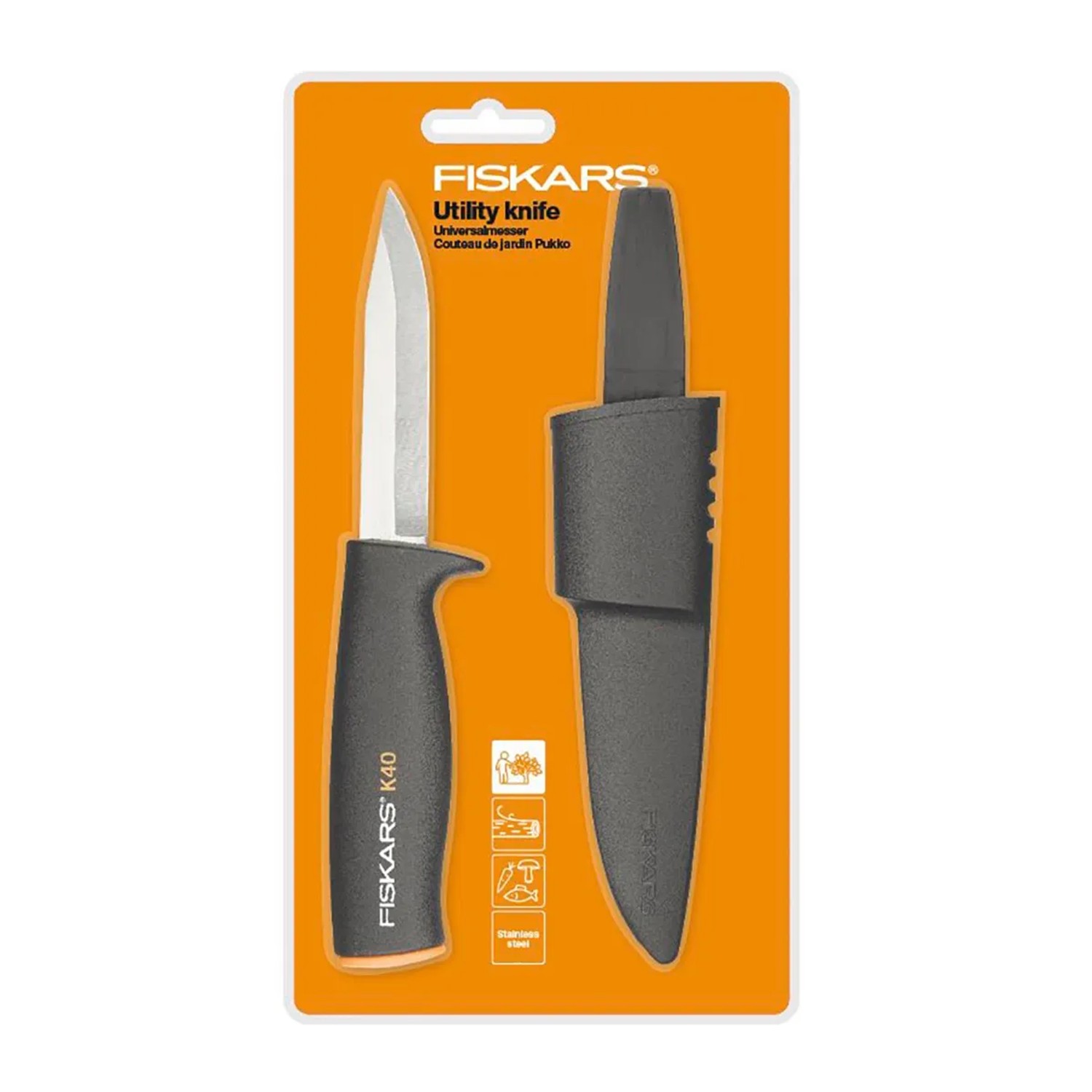 E-shop FISKARS Univerzálny nôž s puzdrom K40