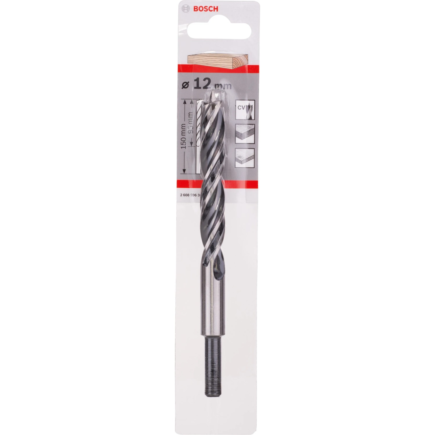E-shop Bosch Vrták do dreva s hrotom a valcovou stopkou, 12 x 110 x 151 mm