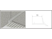 Vnitřní rohová oblá lišta univerzální, PVC, bílá 6-12 mm , 2,5 m