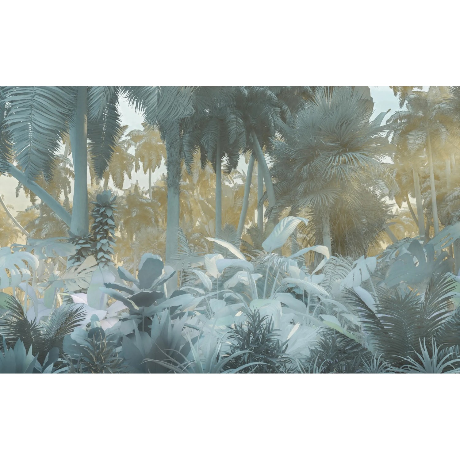 E-shop Komar Vliesová fototapeta Misty Jungle 400 x 250 cm