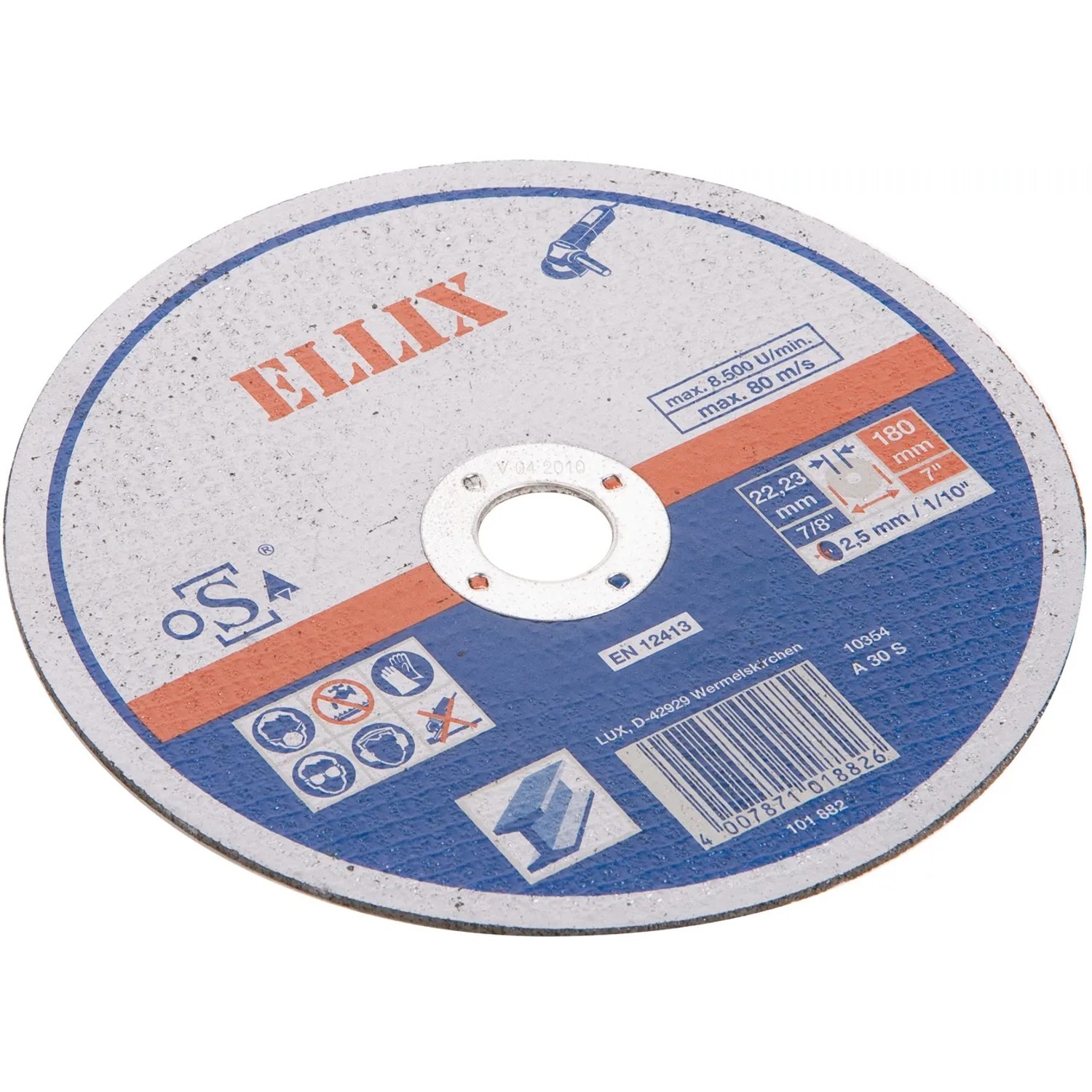 E-shop ELLIX Rezný kotúč na kov rovný Ø 180 mm