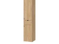 Cersanit Vysoká kúpeľňová skrinka Ovida 150, dub hickory, 150 x 30 x 30 cm