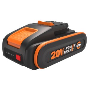Worx WA3639 Power Share 2 Ah batéria pre elektrické náradie, čierno-oranžová.