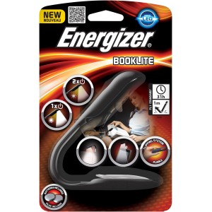 Špeciálna lampa Energizer Booklight s LED, 2 úrovne jasu, vrátane batérií.