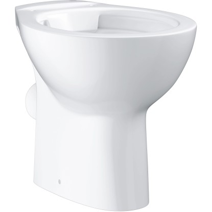 Grohe Bau Keramická stojaca WC misa, hlboké splachovanie, bezokrajová, alpská biela.