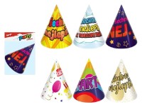MFP Paper Klobúčik karnevalový papierový mix č. 6, 6 ks, 16 cm