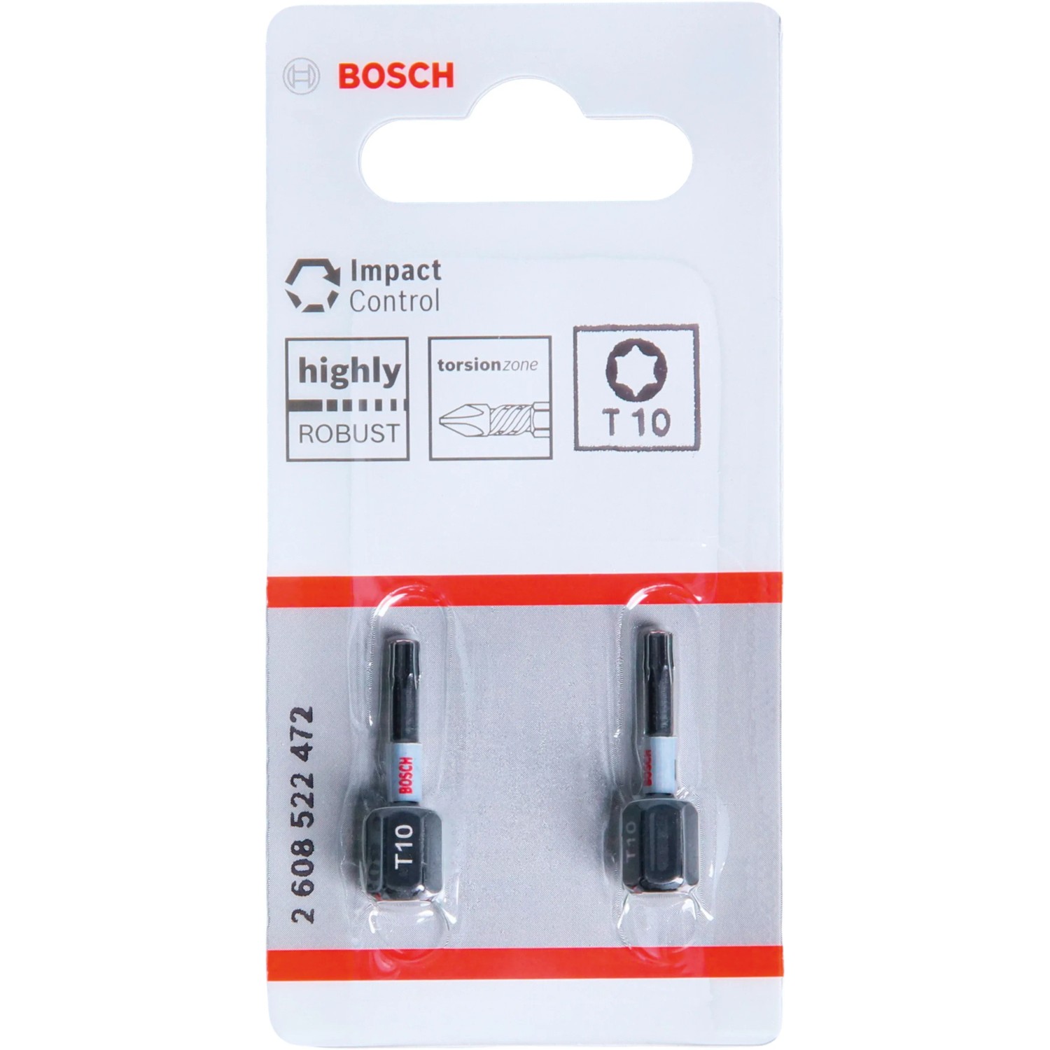 E-shop Bosch Bity skrutkovacie T10 Impact Control, 2 ks