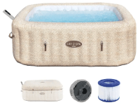 Bestway Vírivka LAY-Z-SPA Whirlpool Rome AirJet, pieskový mramor, 201x201x71 cm