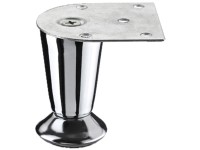 Hettich Nábytková noha Ola pr. 22-35 x 70 mm chrómovaná
