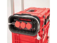 QBRICK SYSTEM PRE Držiak káblov so zásuvkovou lištou 29,5 x 67,1 x 34 cm