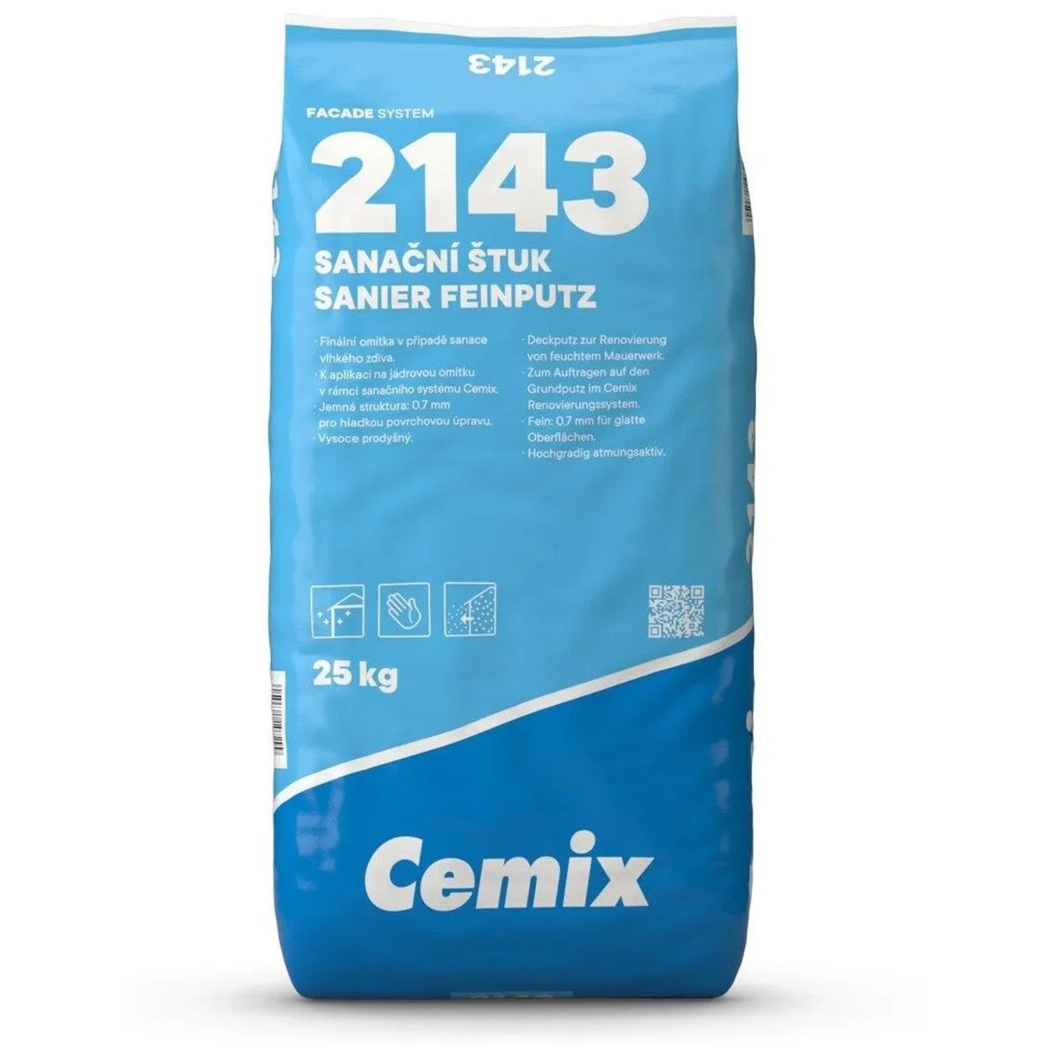 E-shop Cemix 2143 Sanačná štuk 25 kg