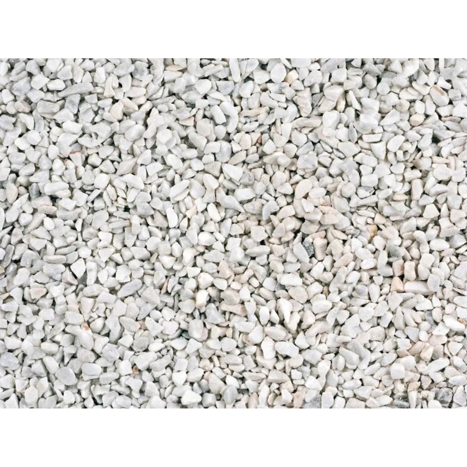E-shop WECO Mramorová drvina biela, 7-12 mm, 15 kg/vrece