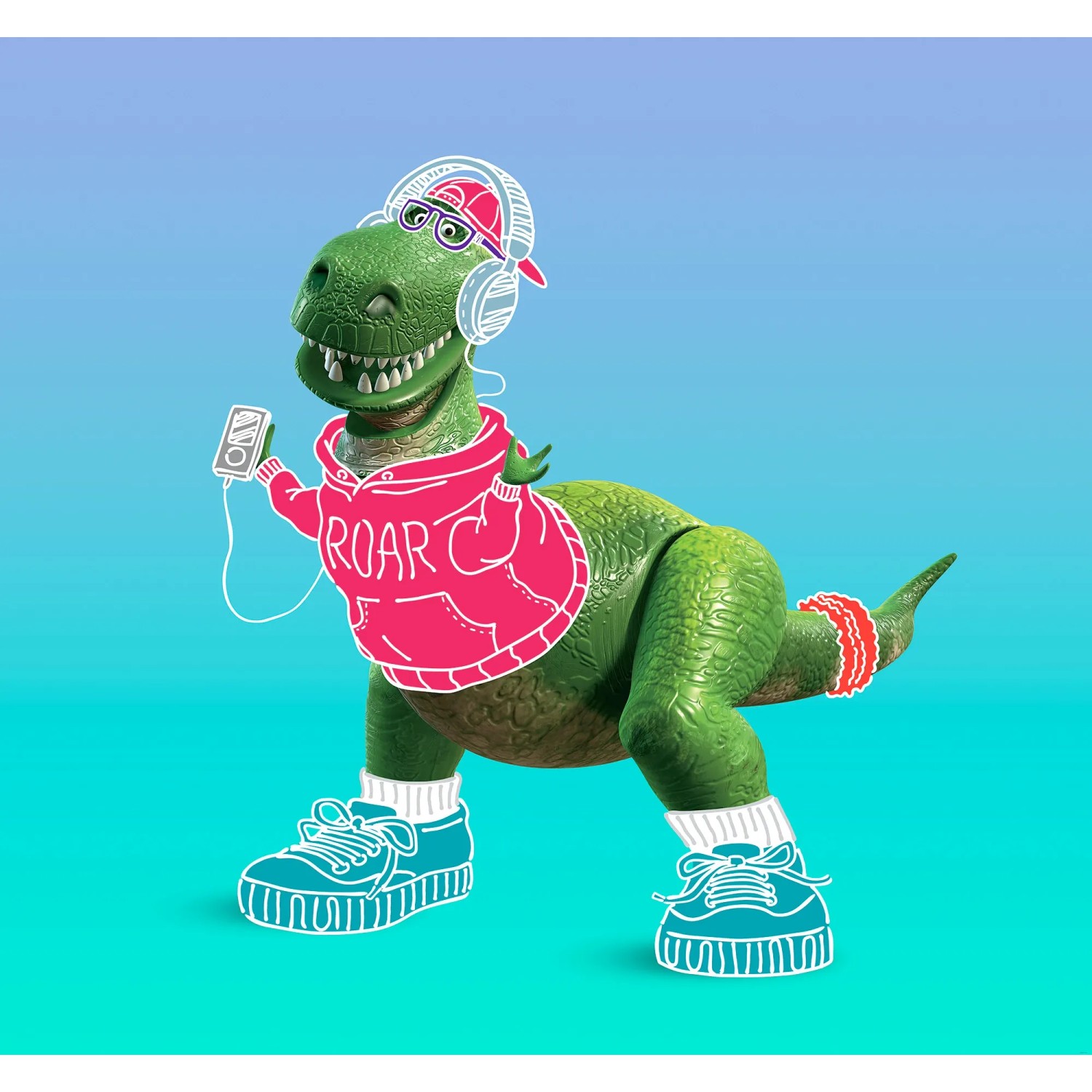 E-shop Komar Vliesová fototapeta Toy Story Roar 300 x 280 cm