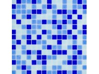 Euro Stone Sklenená mozaika Blue Dark Mix 32,6 x 32,6 cm Euro Stone Sklenená mozaika Blue Dark Mix 32,6 x 32,6 cm