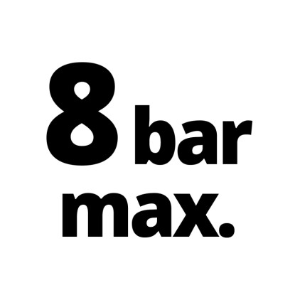 Maximálny tlak: 8 bar pre kompresor Einhell TC-AC 190/6/8 bez oleja.