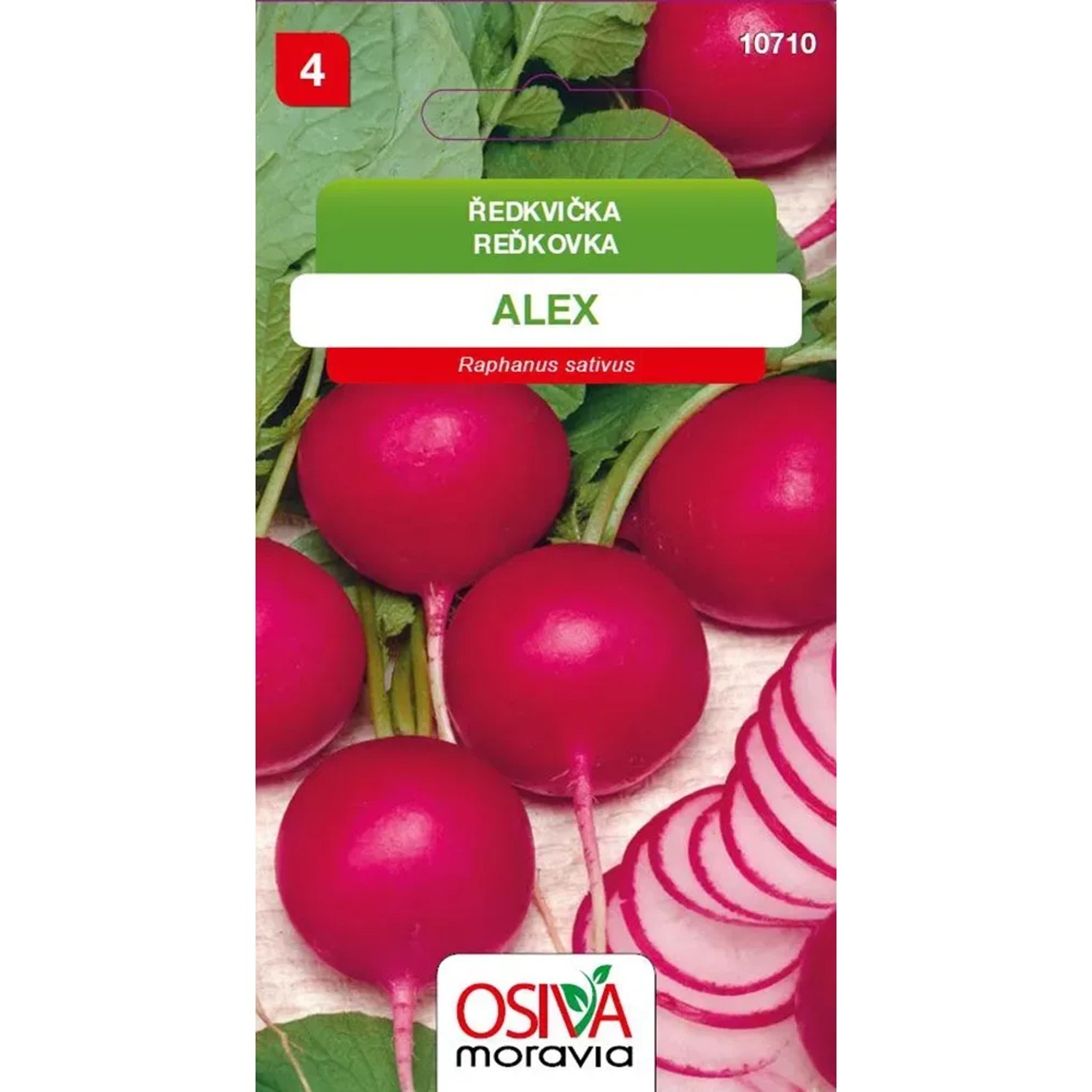 E-shop OSIVA Moravia Reďkovka "Alex" (Raphanus sativus)