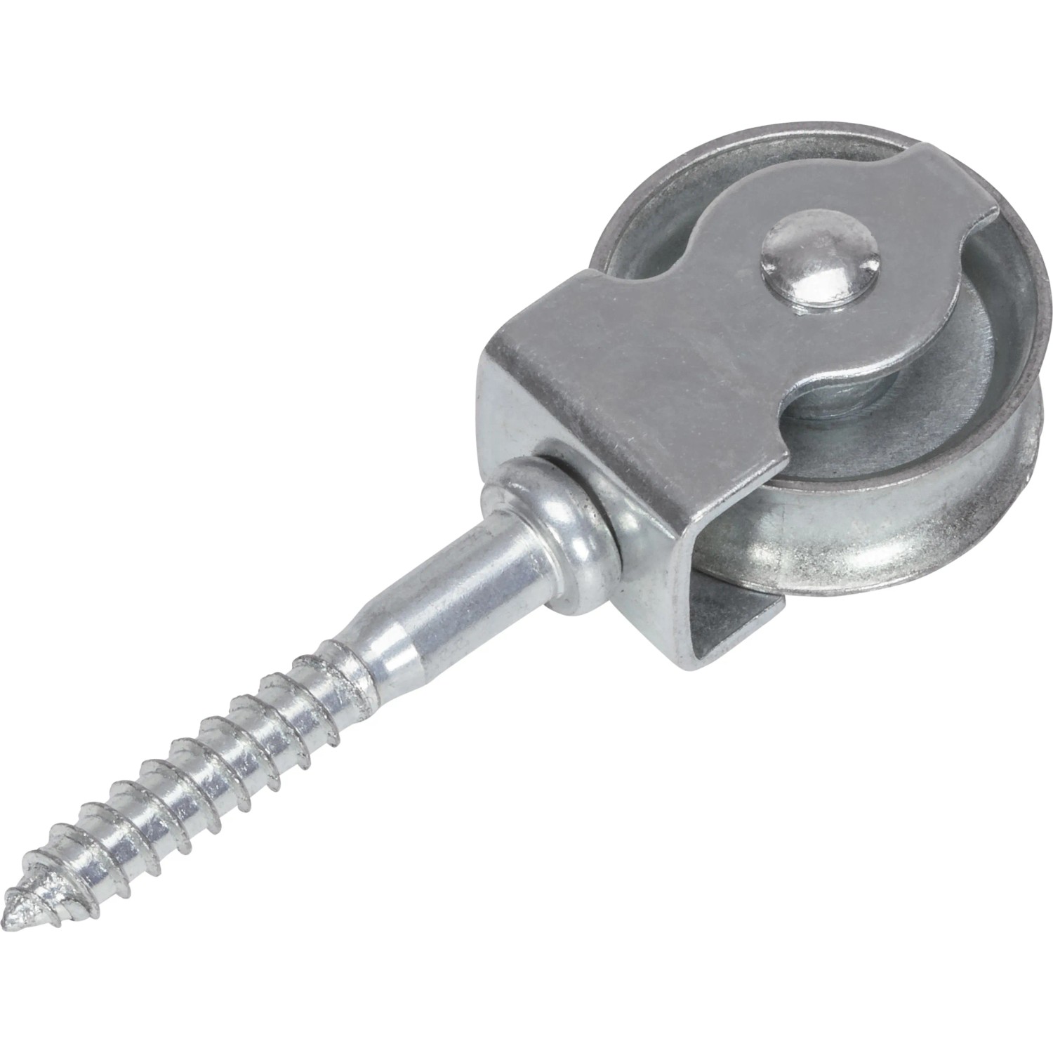 E-shop LUX-TOOLS Lanová kladka s skrutkou pozinkovaná oceľ, 85 x 35 mm, pr. 30 mm
