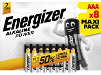 Energizer ALKALINE POWER Alkalická batéria Micro AAA, 8 ks
