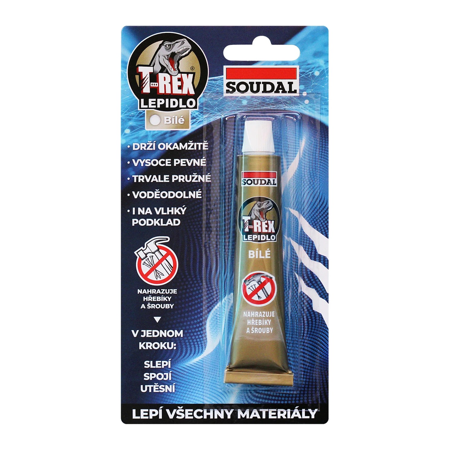 E-shop SOUDAL T-Rex lepidlo 25 ml, číre