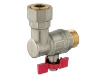 Ferro Rohový guľový kohút KFM2SGPK, ku kotlom 3/4