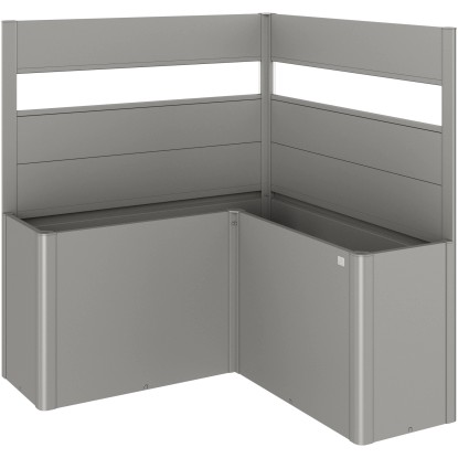 Biohort Zástena pre záhony vyvýš. 1,5 x 1,5/Belvedere L150 so sklom krem.sivá