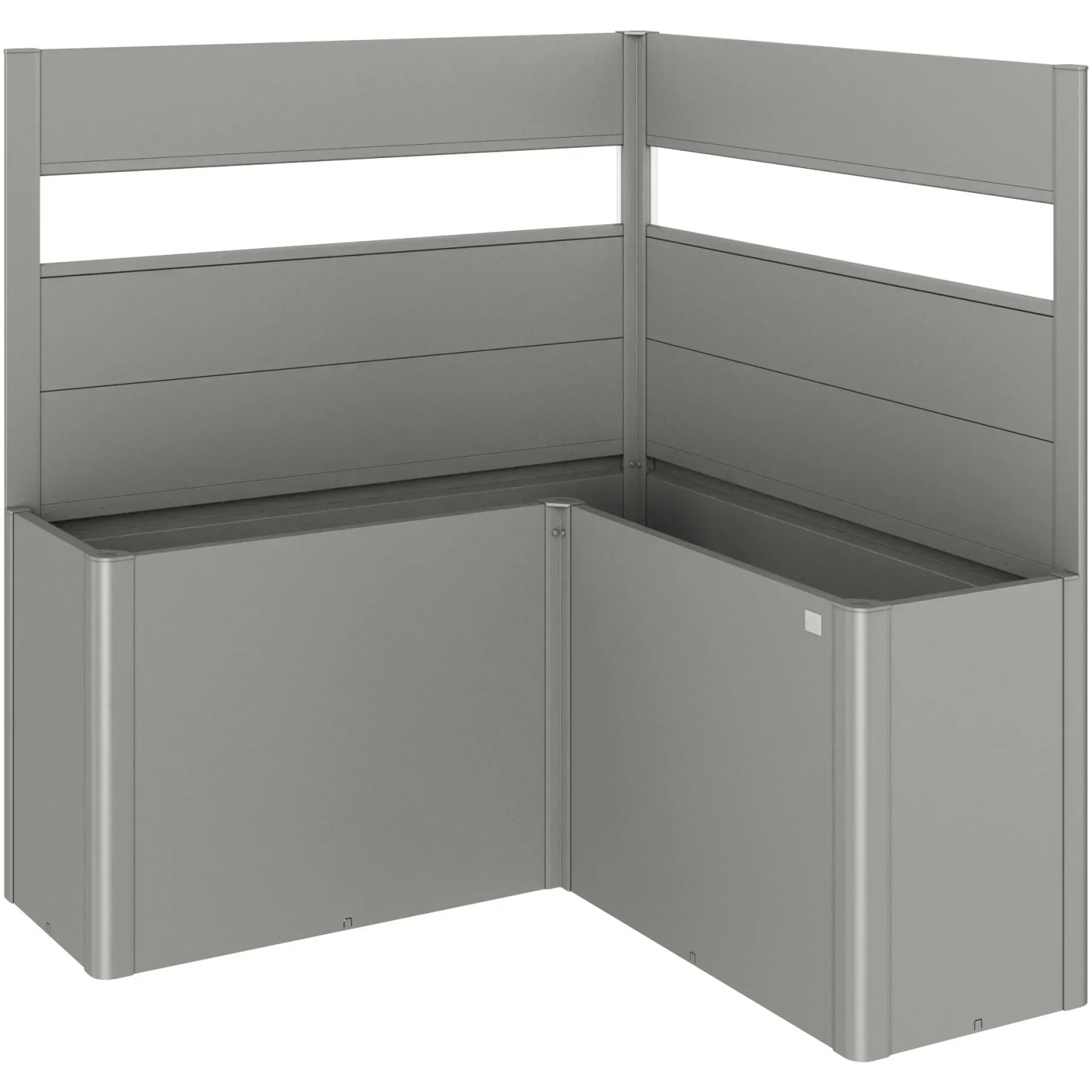 E-shop Biohort Zástena pre záhony vyvýš. 1,5 x 1,5/Belvedere L150 so sklom krem.sivá