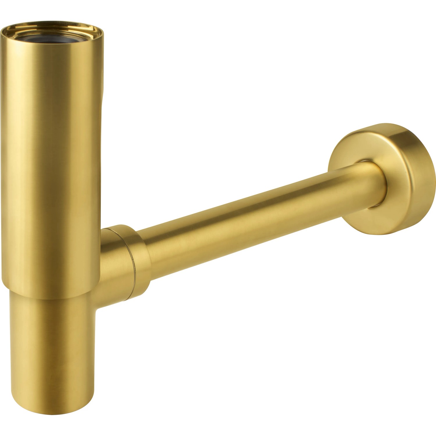 E-shop baliv Dizajnový umývadlový sifón DS-3460, matná zlatá, 5/4"