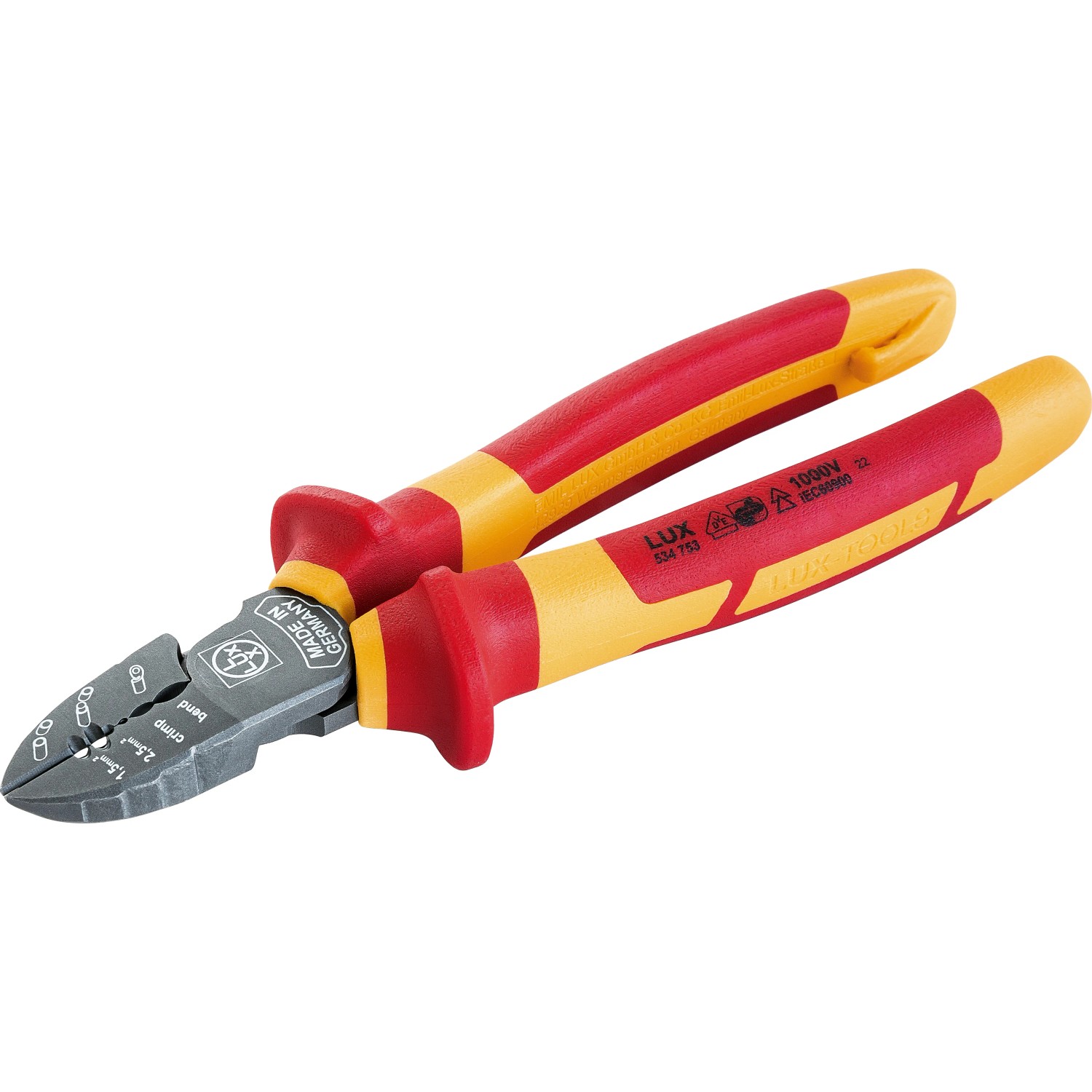 E-shop LUX-TOOLS PRE Stranové štiepacie kliešte VDE, 190 mm