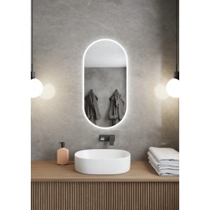 Dubiel Vitrium LED oválne zrkadlo MAX 50 x 100 cm