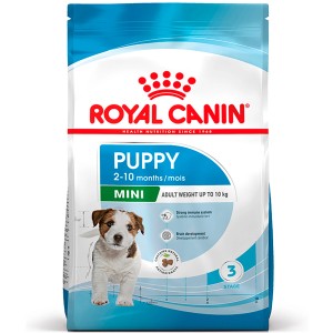 Royal Canin Mini Puppy suché krmivo pre šteňatá malých plemien, 2 kg balenie.