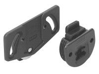 Montážna súprava SlideLine 55 pre jedny dvere 30 kg plast hnedý