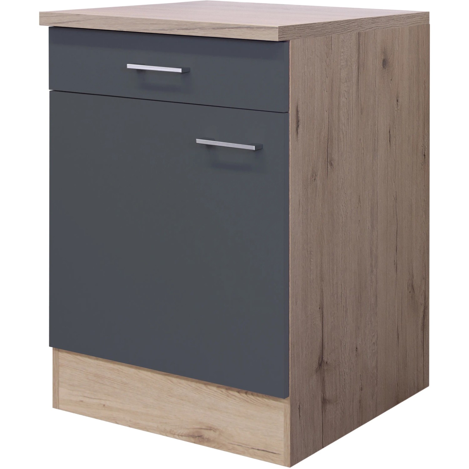 E-shop Flex-Well Kuchynská skrinka Morena spodná, zásuvka + dvierka, 60 x 85 x 57,1 cm