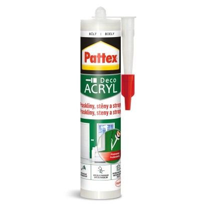 Pattex Opravný tmel na praskliny, steny, stropy ACRYL biely 280 ml