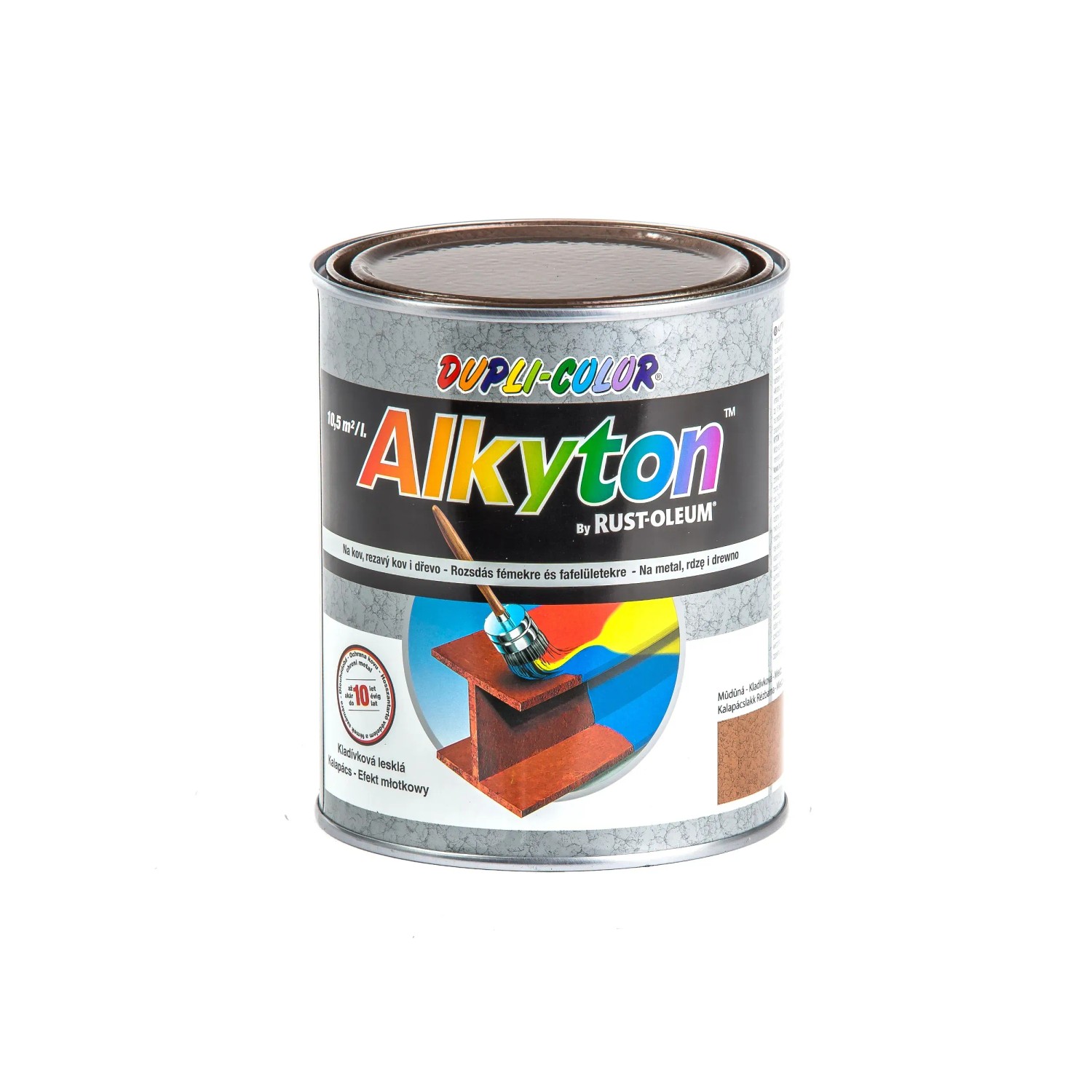 E-shop DUPLI-COLOR Samozákladový email ALKYTON kováčska čierna, 250 ml