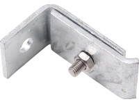 Oceľový 2-dielny montážny uholník pozinkovaný